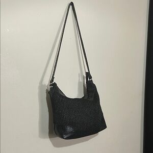 Stone Mountain Accessories Black Textured Shoulder Bag